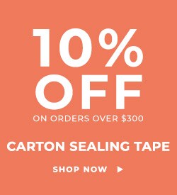 10% Off on Orders over $300 - Carton Sealing Tape - Shop Now